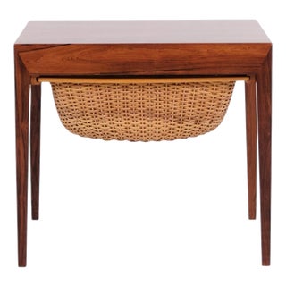 Model 40 Rosewood Side Table by Severin Hansen for Haslev Møbelfabrik, 1960 For Sale