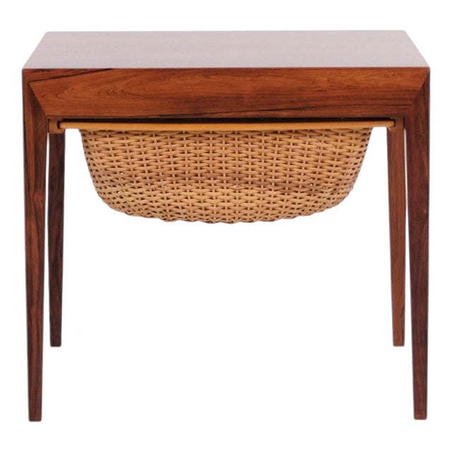 Model 40 Rosewood Side Table by Severin Hansen for Haslev Møbelfabrik, 1960 For Sale