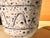 Black Ceramic Jug Vase with Crater-Like Structure and Graphic Decor, Germany / GDR, 1970s For Sale - Image 8 of 12