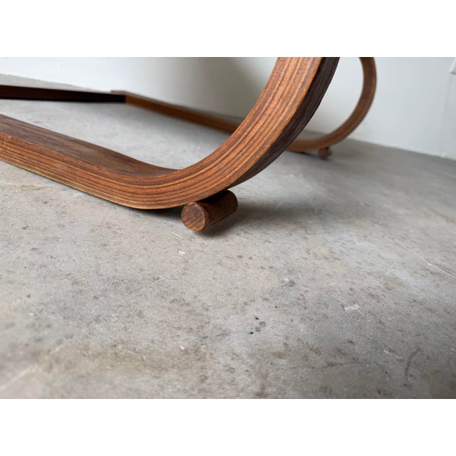 1970s Mid-Century Westnofa Style Cantilevered Bentwood Lounge Chair For Sale - Image 11 of 15