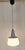 Silver Vintage Ceiling Lamp with Aluminum Mount and White Glass Shade, 1970s For Sale - Image 8 of 8