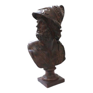 Antique "Menelaus" Grand Tour Bronze Sculpture For Sale