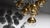 This hovering assemblage of radiating elements glimmers with vital energy. Inspired by elemental shapes, nineteen half...