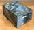 This vintage stone box is a sophisticated example of mid-century decorative design, combining the natural beauty of richly...
