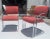 1970s Milo Baughman Style Chrome Cantilever Dining Chairs - a Pair For Sale - Image 5 of 10