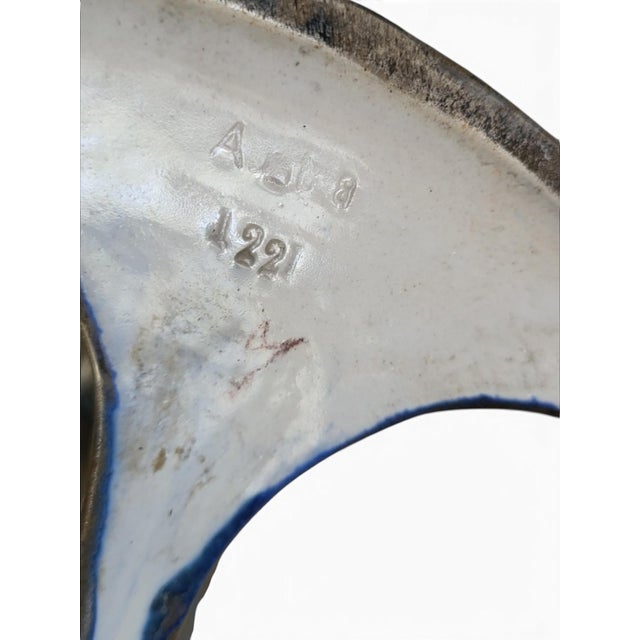 Art Nouveau Vase in Flamed Glazed Stoneware from Pierrefonds, 1890s For Sale - Image 10 of 15
