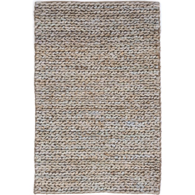 Contemporary Dash & Albert by Annie Selke Jute Woven Seaglass Rug, 7' 6" x 9' 6" For Sale - Image 3 of 3