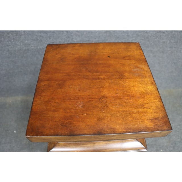 Ethan Allen Ethan Allen Wooden Pedestal Column For Sale - Image 4 of 10