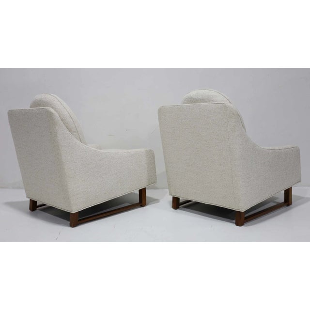 Mid 20th Century Harvey Probber Lounge Chairs in Holly Hunt Great Plains, Attributed - Set of 2 For Sale - Image 5 of 13