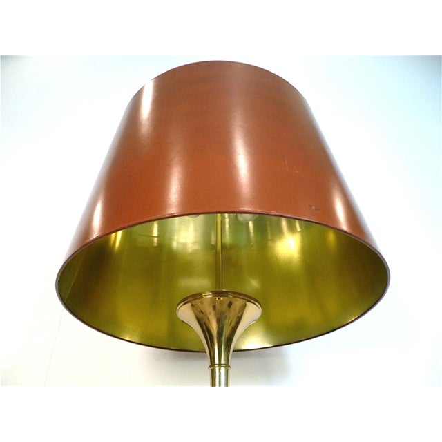 1960s Bamboo Brass Floor Lamp by Ingo Maurer for Design M, 1960s For Sale - Image 5 of 17