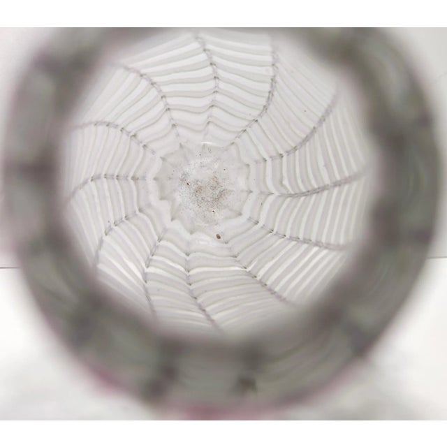 Vintage Lilac and Transparent Murano Glass Vase by Alberto Donà, 1940s For Sale - Image 14 of 17