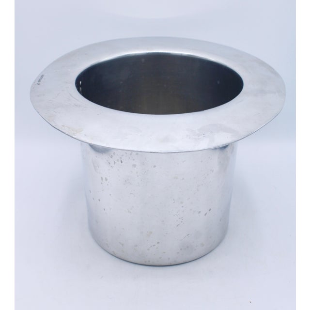 Kate Spade 1970s Vintage French Kate Spade Top Hat “Bottoms Up” Ice Bucket For Sale - Image 4 of 8