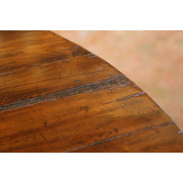Late 20th Century Guy Chaddock Country Oak Drop-Leaf Gate Leg Dining Table For Sale - Image 10 of 18