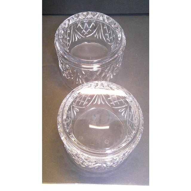 2000 - 2009 Godinger Dublin Crystal Mini Decanter Set With 2 Matching Glasses For Sale - Image 5 of 9