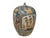 This decorative ceramic ginger jar features a rich, polychrome glaze palette rendered in the Namban style. The body is...