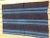 1970s Verre Blue-Striped Fabric Throw For Sale - Image 5 of 5