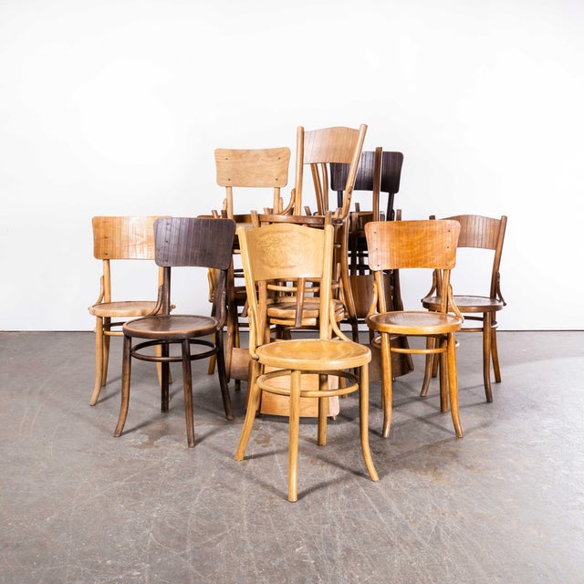 Bentwood Debrecen Panel Back Dining Chairs, 1940s, Set of 6 For Sale - Image 14 of 18
