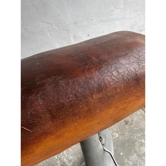 Vintage Gym Pommel Horse from De Schelde, Holland For Sale - Image 6 of 10