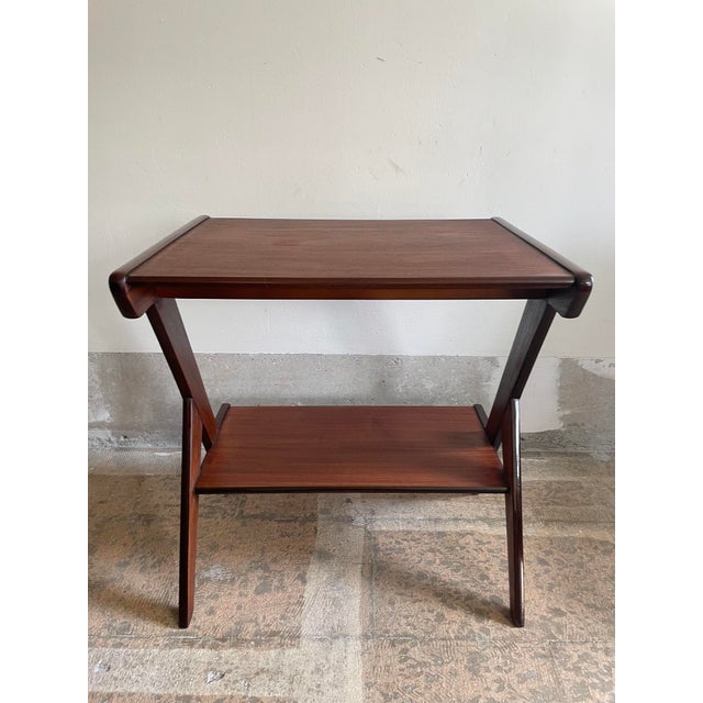 Mid-Century Modern Side Table by Louis Van Teeffelen for Wébé, 1950s For Sale - Image 3 of 6