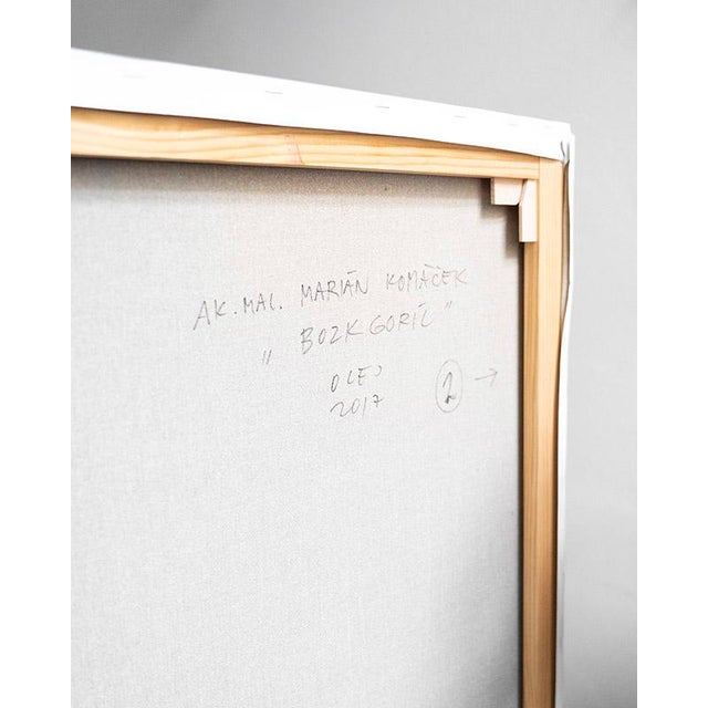 Marián Komáček, Gorilla Kiss (2), 2017, Oil on Canvas For Sale - Image 4 of 5