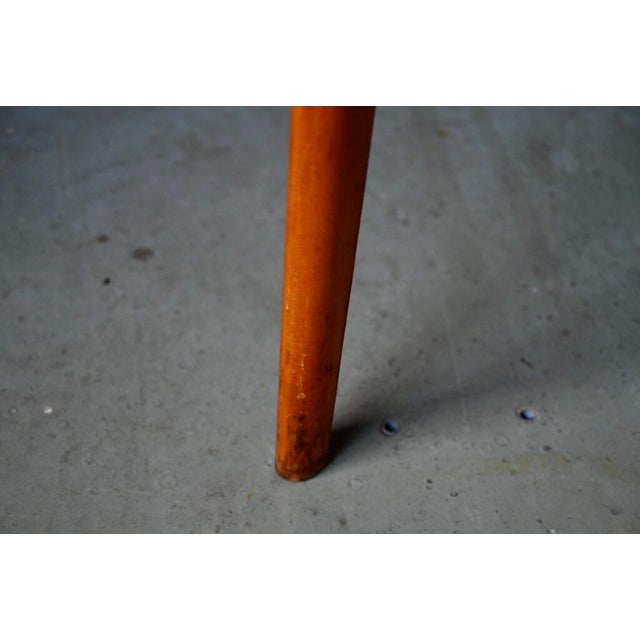 Vintage Formica Table with Compass Legs, 1960s For Sale - Image 4 of 18