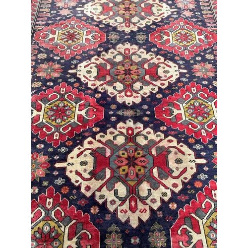 Vintage Caucasian Azerbaijan Rug, 1950s For Sale - Image 6 of 18