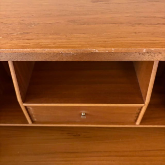 Nathan Furniture Vintage Teak Secretary Desk For Sale - Image 12 of 15