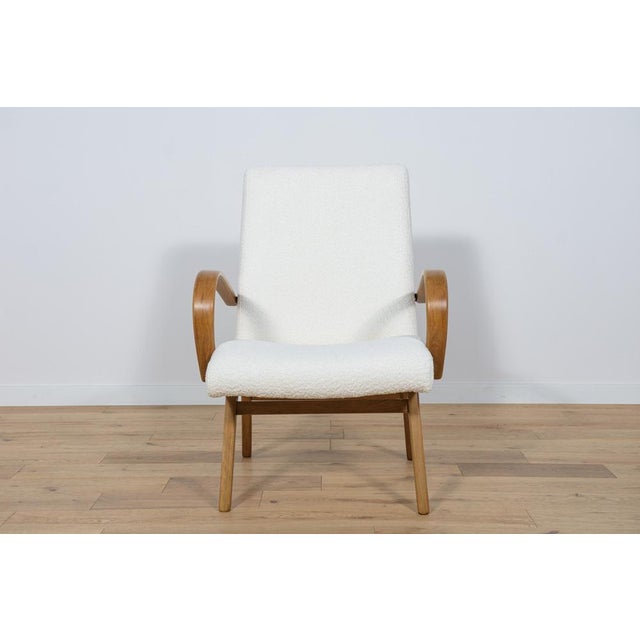 Mid-Century Modern Model 53 Armchair by Jaroslav Smidek for Ton, 1960s For Sale - Image 3 of 17