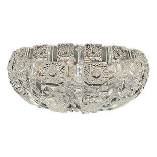 Crystal Bowl from the Times of the Polish Peoples Republic, 1962 For Sale