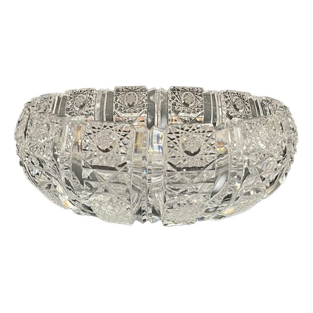 Crystal Bowl from the Times of the Polish Peoples Republic, 1962 For Sale