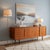 Danish Teak Sideboard with Sliding Doors and Drawers, 1960s For Sale - Image 4 of 17