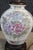 Vintage Hand-Painted Floral Chinoiserie Porcelain Ginger Jar Urn Lamp Peonies For Sale - Image 6 of 18