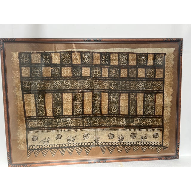 Large Decorative Panel with Polynesian Motif, 1900s For Sale - Image 10 of 12