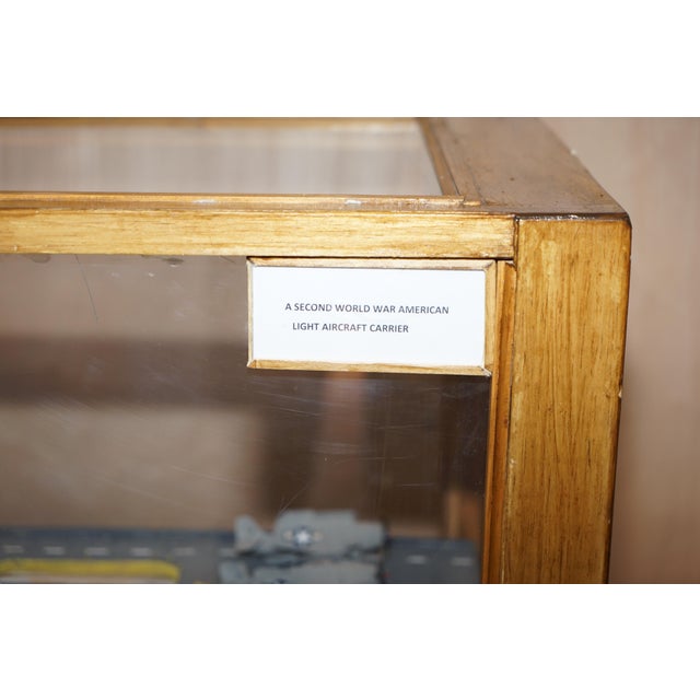 Vintage WWII American Wood Light Aircraft Carrier Made by Sailors For Sale - Image 17 of 18