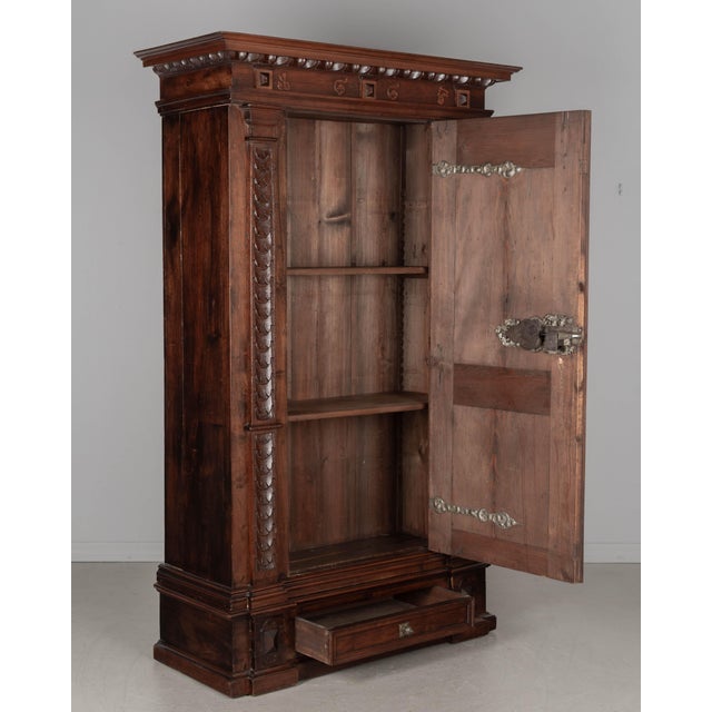 19th Century French Périgord Walnut Armoire For Sale - Image 4 of 15