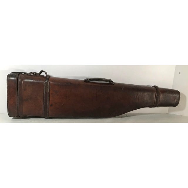 20th Century French Country Leather Gun Scabbard For Sale - Image 9 of 9