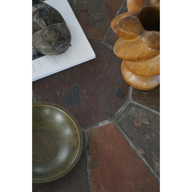 Mid-Century Modern Danish Low Coffee Table with Wood Frame and Ceramic Tile Top, 1960s For Sale - Image 4 of 11