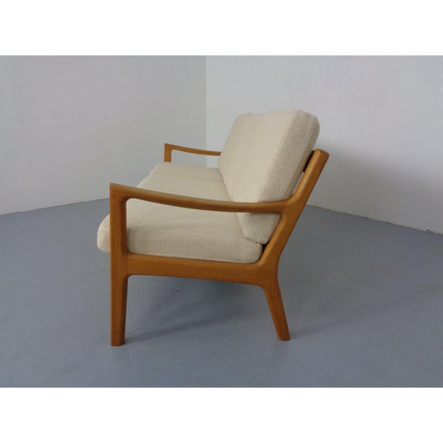 1960s Senator Sofa in Oak by Ole Wanscher for Poul Jeppesen, Denmark, 1960s For Sale - Image 5 of 18