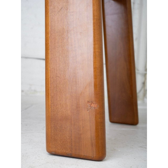 Mario Marenco "Sapporo" Walnut Dining Table for Mobil Girgi For Sale - Image 9 of 11