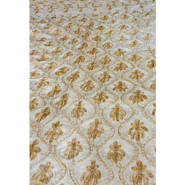 Tablecloth/Napkins Vintage Embroidered Ghabani Style For Sale In Los Angeles - Image 6 of 12