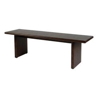 Halmstad 64 in. W Wood Dining Bench, Brown For Sale