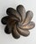 Mid-Century Modern Handmade Brass Flower Flush Mount Ceiling Light For Sale - Image 3 of 9