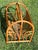Mid-Century Modern Vintage, Arched Rattan/Bamboo, Magazine/Book Rack, With Dual Compartments, Mid-Century Modern For Sale - Image 3 of 9