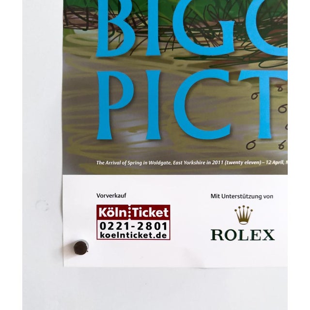 Paper A Bigger Picture Exhibition Poster by David Hockney, 2012 For Sale - Image 7 of 9