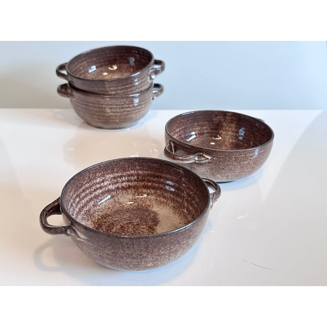 Ceramic Soup Bowls from Serocka, Germany, 1970s, Set of 4 For Sale - Image 11 of 11