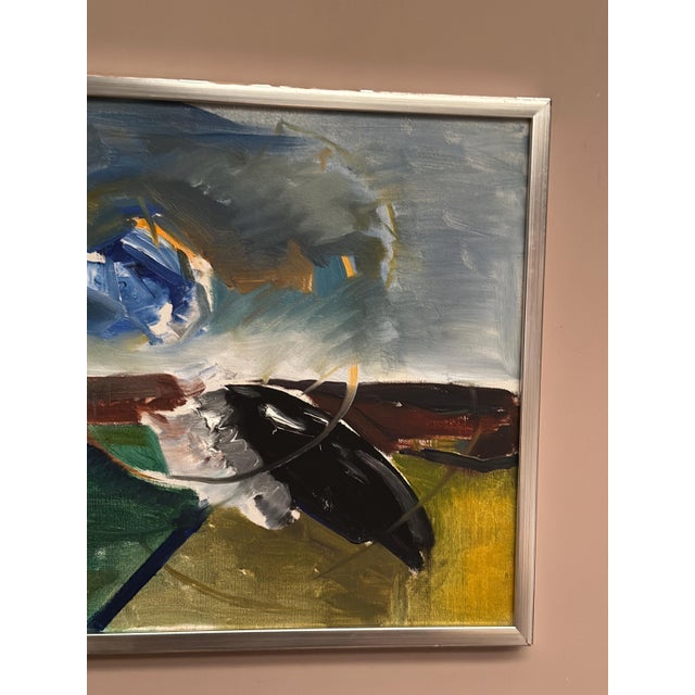Holger Karlson, Swedish Composition, 1960s, Oil on Canvas, Framed For Sale - Image 16 of 18