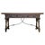Early 20th Century Spanish Fold Out Console Table with Iron Stretcher & 3 Drawer For Sale - Image 15 of 18