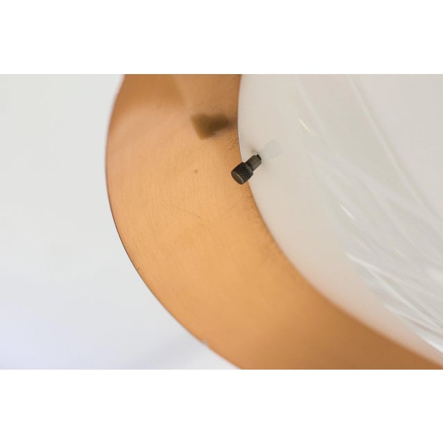 Copper Ceiling Lamp by Svea Winkler for Orno, 1960s For Sale - Image 4 of 8