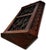 Outstanding Antique Beautifully Hand Carved Solid Mahogany Wall Hanging Corner Cabinet - Signed & Dated 1900 For Sale - Image 16 of 18
