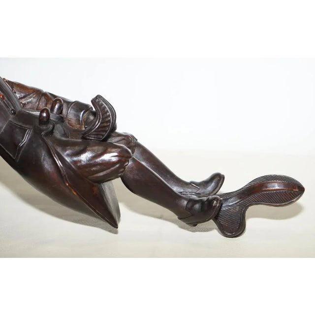 Late Victorian Black Forest Hand Carved Wine Bottle Holder, 1880s For Sale - Image 16 of 18